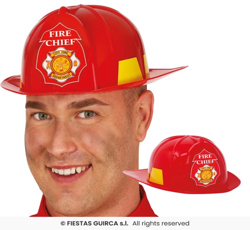 Casco cappello pompiere - cappello,