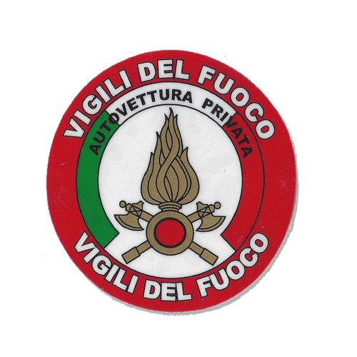 Vigili del fuoco adesivo - del,